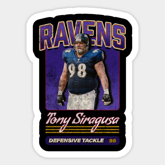 Tony Siragusa Sticker by KC Designs